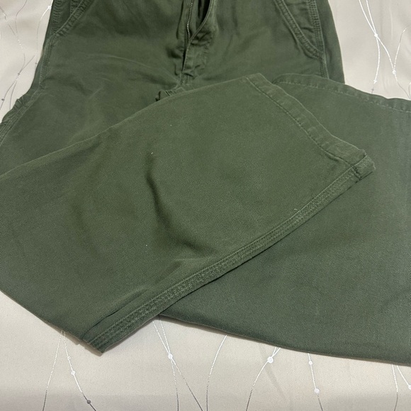TNA Green Straight Leg Jeans with Classic Style - Picture 1 of 8